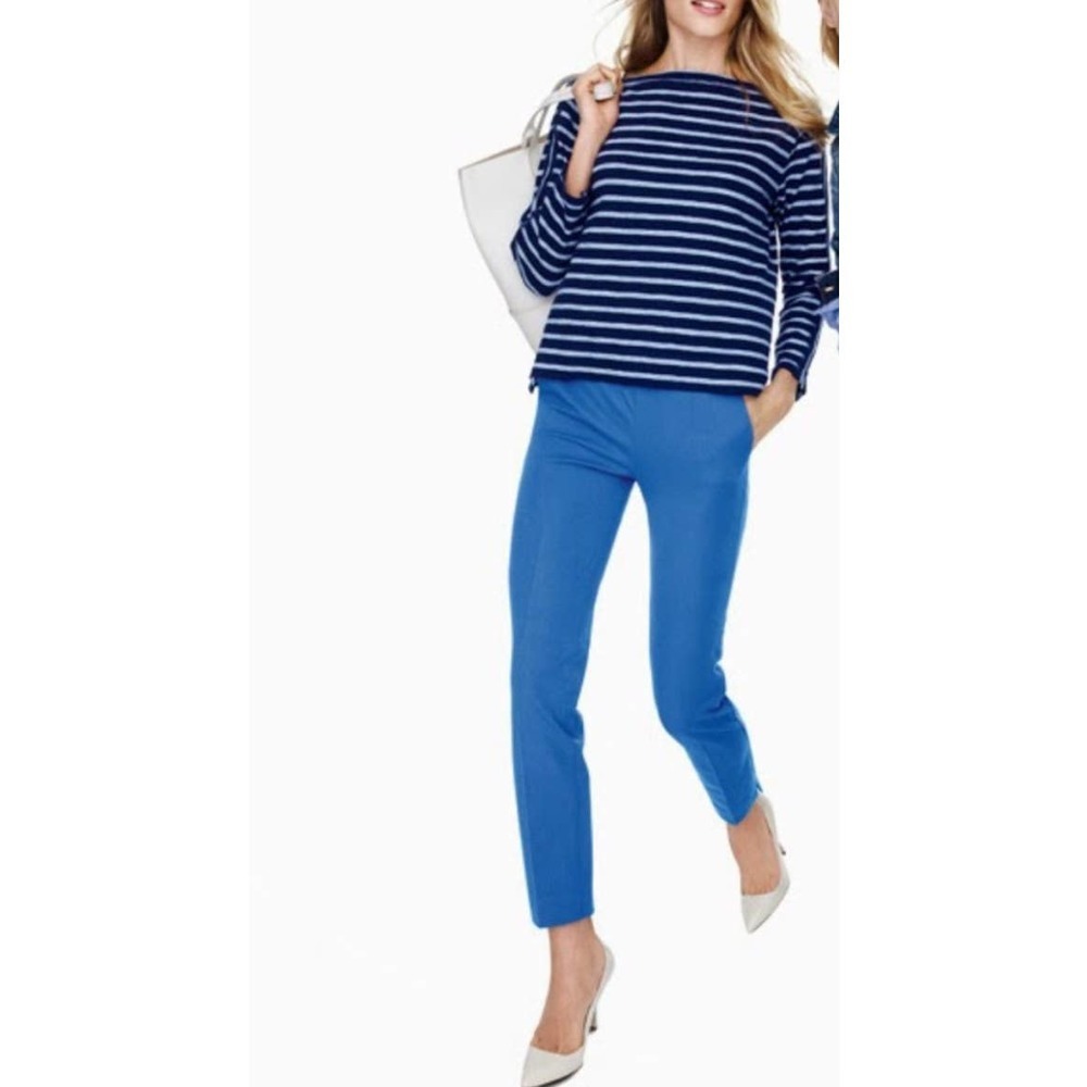 J. Crew Bright Blue Slim Cropped Pants